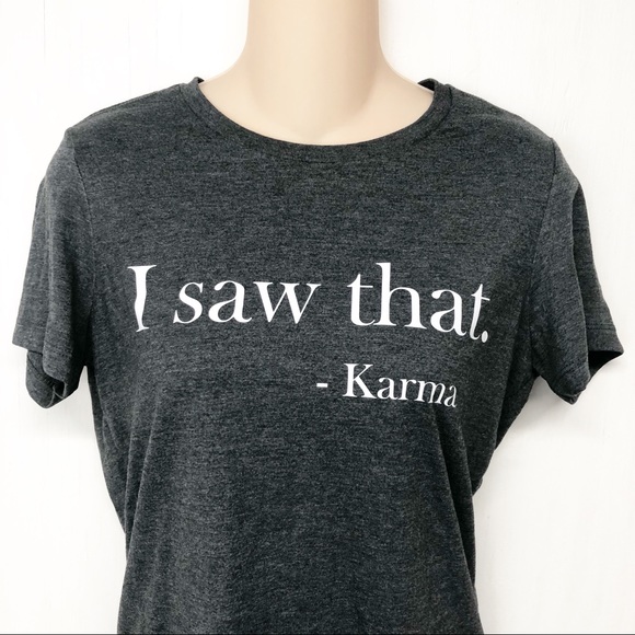 Bella Canvas Tops - NWOT Bella Canvas Cute Karma Tee T-shirt Juniors